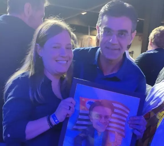 Aline Teixeira declara apoio a Rodrigo Garcia e Luciano Bivar durante pré-convenção do partido